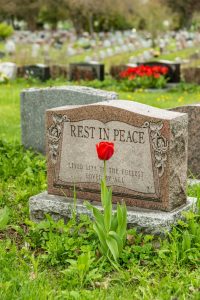 Personalized headstone
