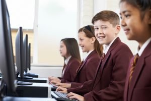 Students of a private school Students of a private school