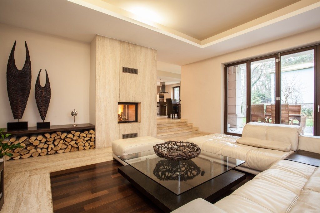 Inside a beautiful house
